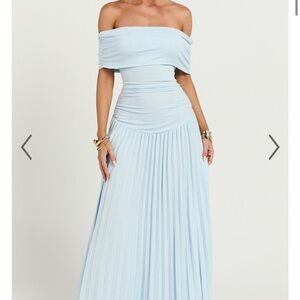 Lioness / Princess Polly FIELD OF DREAMS MAXI DRESS LIGHT BLUE